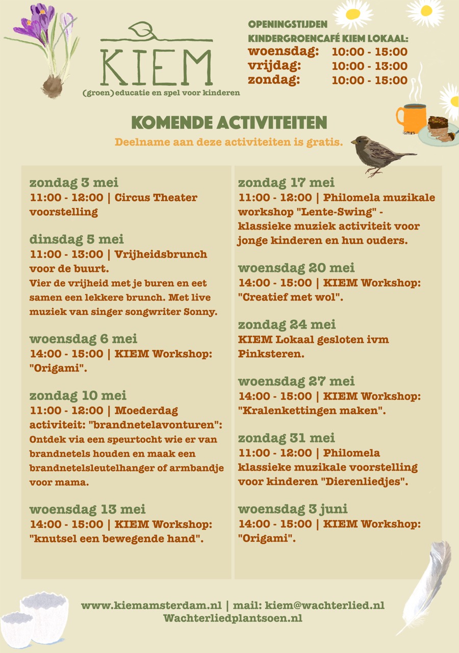 Meiprogramma bij KIEM